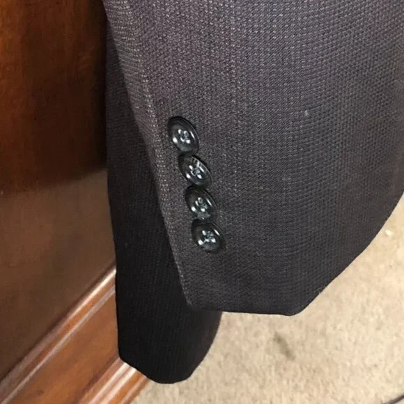 Daniel Gray Trio Mens Brown Blazer 50R Wool - Picture 14 of 16